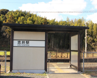 静かな田園駅