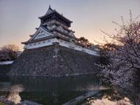 夕暮れの城